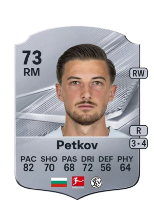Petkov - 73 - Rare EA FC 27 card