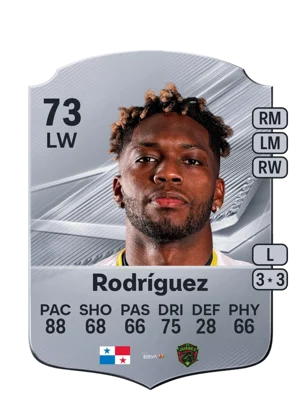 Rodríguez - 73 - Rare EA FC 27 card