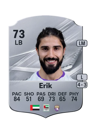 Erik - 73 - Rare EA FC 27 card