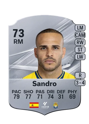Sandro - 73 - Rare EA FC 27 card