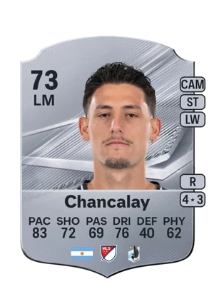 Chancalay - 73 - Rare EA FC 27 card