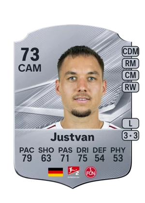Justvan - 73 - Rare EA FC 27 card