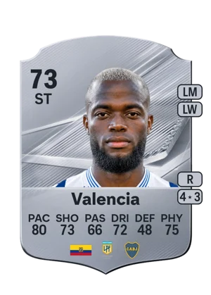 Valencia - 73 - Rare EA FC 27 card