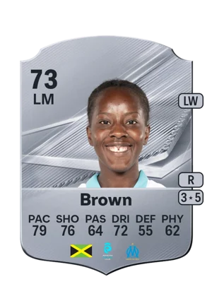 Brown - 73 - Rare EA FC 27 card