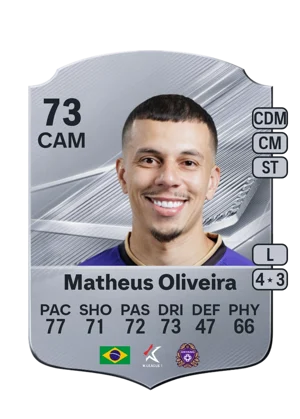 Matheus Oliveira - 73 - Rare EA FC 27 card
