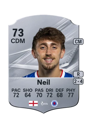 Neil - 73 - Rare EA FC 27 card