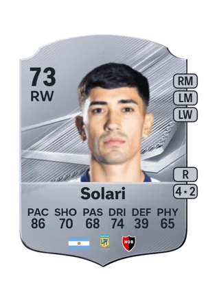 Solari - 73 - Rare EA FC 27 card