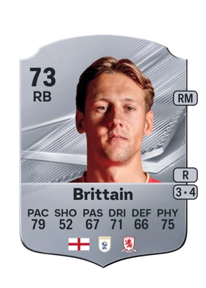Brittain - 73 - Rare EA FC 27 card