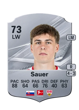 Sauer - 73 - Rare EA FC 27 card