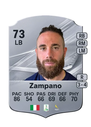 Zampano - 73 - Rare EA FC 27 card