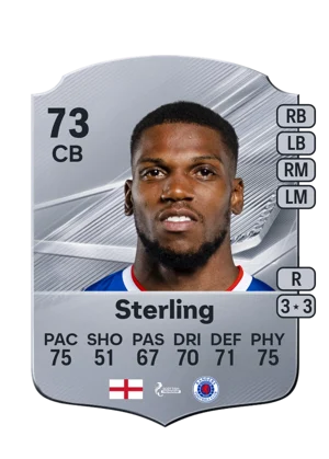 Sterling - 73 - Rare EA FC 27 card