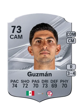 Guzmán - 73 - Rare EA FC 27 card