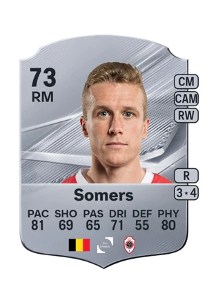 Somers - 73 - Rare EA FC 27 card