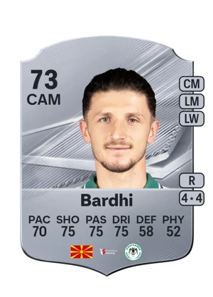 Bardhi - 73 - Rare EA FC 27 card