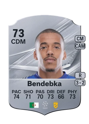 Bendebka - 73 - Rare EA FC 27 card