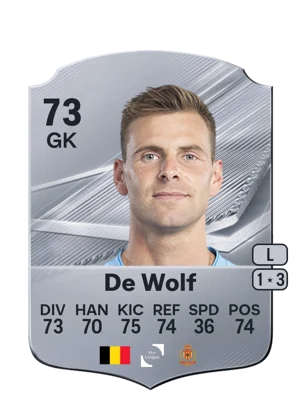 De Wolf - 73 - Rare EA FC 27 card