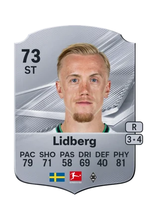 Lidberg - 73 - Rare EA FC 27 card