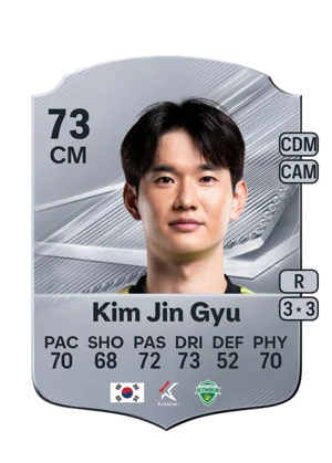 Kim Jin Gyu - 73 - Rare EA FC 27 card