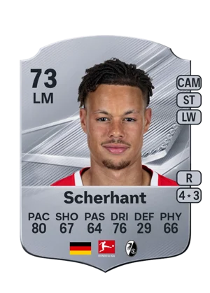 Scherhant - 73 - Rare EA FC 27 card