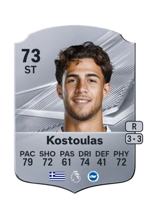 Kostoulas - 73 - Rare EA FC 27 card