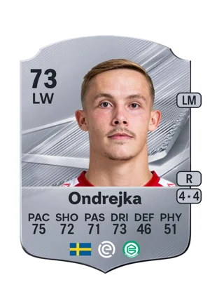 Ondrejka - 73 - Rare EA FC 27 card