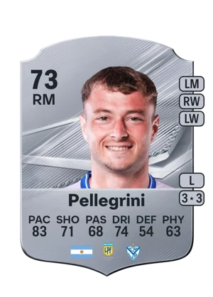 Pellegrini - 73 - Rare EA FC 27 card