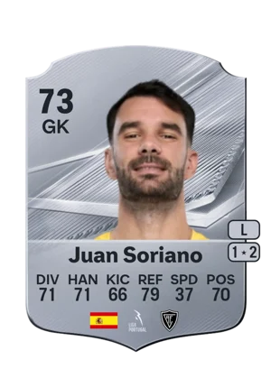 Juan Soriano - 73 - Rare EA FC 27 card