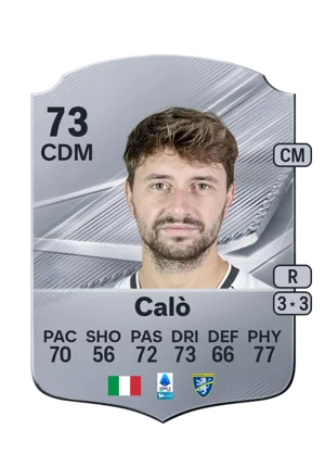 Calò - 73 - Rare EA FC 27 card