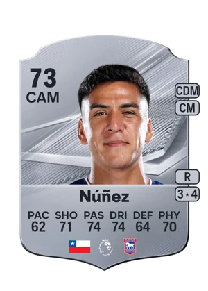 Núñez - 73 - Rare EA FC 27 card