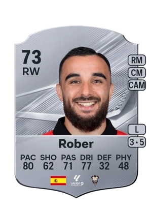 Rober - 73 - Rare EA FC 27 card