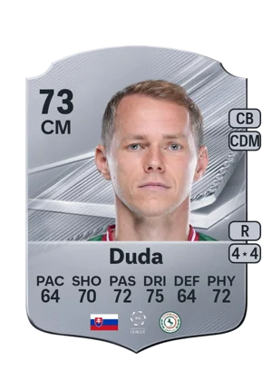 Duda - 73 - Rare EA FC 27 card