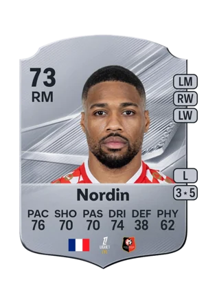 Nordin - 73 - Rare EA FC 27 card