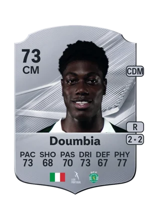 Doumbia - 73 - Rare EA FC 27 card