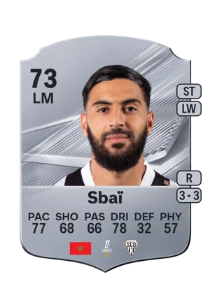 Sbaï - 73 - Rare EA FC 27 card