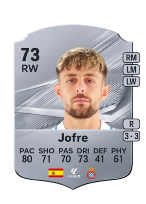Jofre - 73 - Rare EA FC 27 card