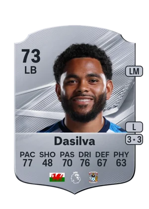 Dasilva - 73 - Rare EA FC 27 card