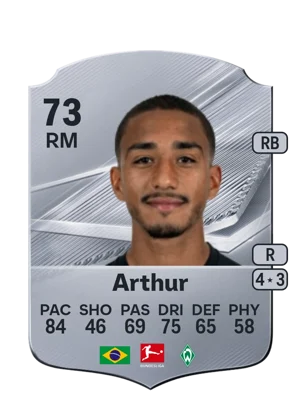 Arthur - 73 - Rare EA FC 27 card