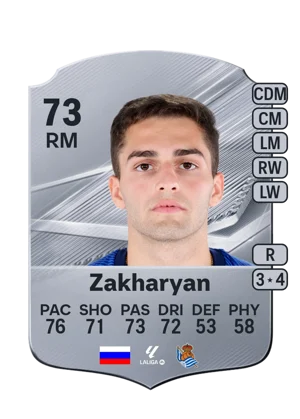 Zakharyan - 73 - Rare EA FC 27 card