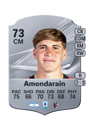 Amondarain - 73 - Rare EA FC 27 card