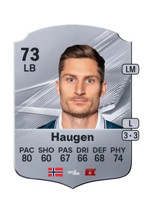Haugen - 73 - Rare EA FC 27 card