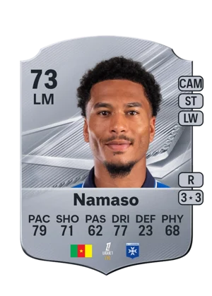 Namaso - 73 - Rare EA FC 27 card