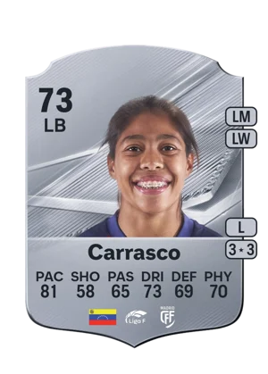 Carrasco - 73 - Rare EA FC 27 card