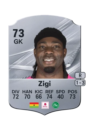 Zigi - 73 - Rare EA FC 27 card