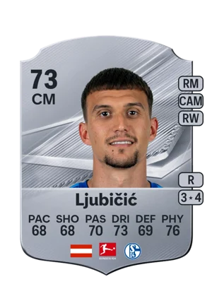 Ljubičić - 73 - Rare EA FC 27 card