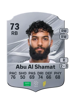 Abu Al Shamat - 73 - Rare EA FC 27 card