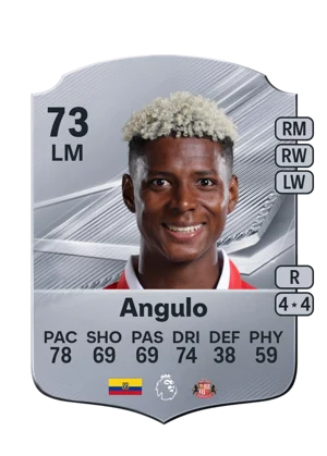 Angulo - 73 - Rare EA FC 27 card