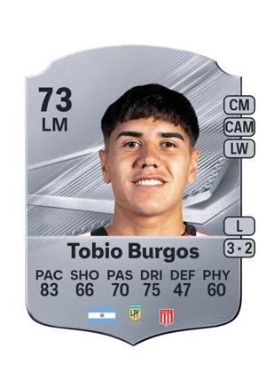 Tobio Burgos - 73 - Rare EA FC 27 card