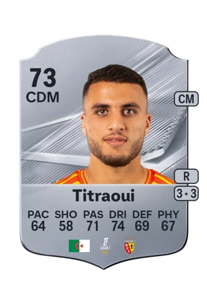 Titraoui - 73 - Rare EA FC 27 card