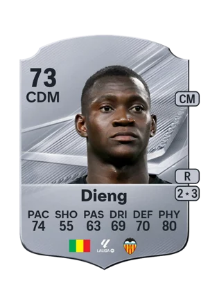 Dieng - 73 - Rare EA FC 27 card