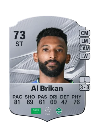 Al Brikan - 73 - Rare EA FC 27 card